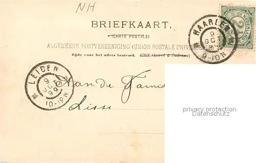 AK / Ansichtskarte Haarlem Ruine van Brederode Haarlem