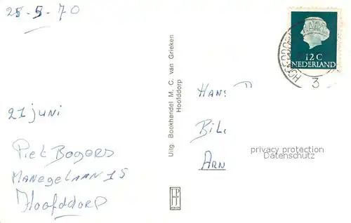 AK / Ansichtskarte Hoofddorp Kruisweg Hoofddorp