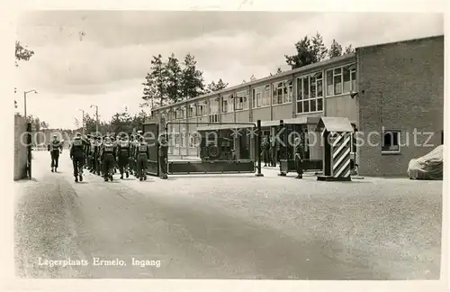 AK / Ansichtskarte Ermelo Legerplaats Ingang Ermelo