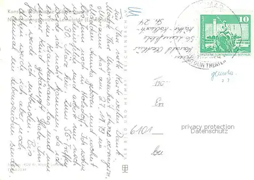 AK / Ansichtskarte Leinefelde Konsum Waldklause Koehlergrund Naherholungszentrum Leinefelde