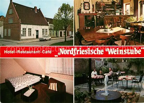 AK / Ansichtskarte Friedrichstadt_Eider Hotel Restaurant Cafe Nordfriesische Weinstube Friedrichstadt_Eider