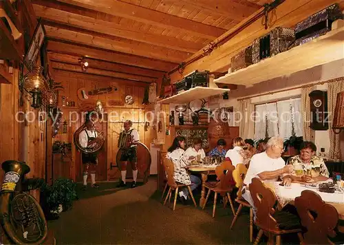 AK / Ansichtskarte Rubi_Oberstdorf Gasthof Cafe Der Almenhof Hausmusik Rubi_Oberstdorf
