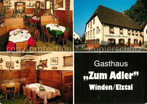 AK / Ansichtskarte Winden_Elztal Gasthaus Zum Adler  Winden Elztal