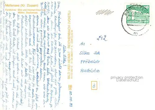 AK / Ansichtskarte Mellensee Eis Cafe Kneer  Mellensee