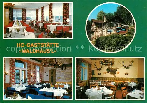 AK / Ansichtskarte Bad_Schandau Gastst?tte Waldh?us l Bad_Schandau