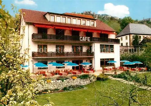 AK / Ansichtskarte Pottenstein_Oberfranken Hotel Garni Minderlein Pottenstein_Oberfranken