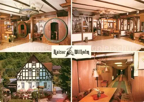 AK / Ansichtskarte Bad_Karlshafen Cafe Restaurant Kaiser Wilhelm  Bad_Karlshafen