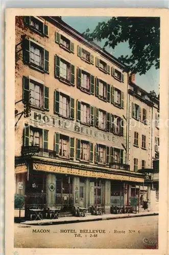 AK / Ansichtskarte Macon_Saone et Loire Hotel Bellevue et Lamartine Macon Saone et Loire