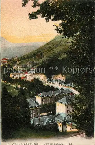 AK / Ansichtskarte Uriage les Bains_Isere Vue du Chateau Uriage les Bains_Isere