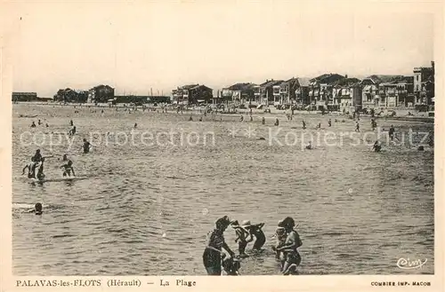 AK / Ansichtskarte Palavas les Flots_Herault La Plage Palavas les Flots_Herault