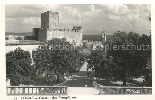 AK / Ansichtskarte Tomar Castelo dos Templarios Tomar