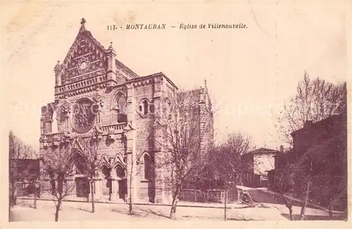 AK / Ansichtskarte Montauban_Tarn et Garonne Eglise de Villenouvelle 