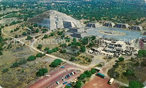 AK / Ansichtskarte San_Juan_Teotihuacan Vista aerea de la Piramide de la Luna San_Juan_Teotihuacan