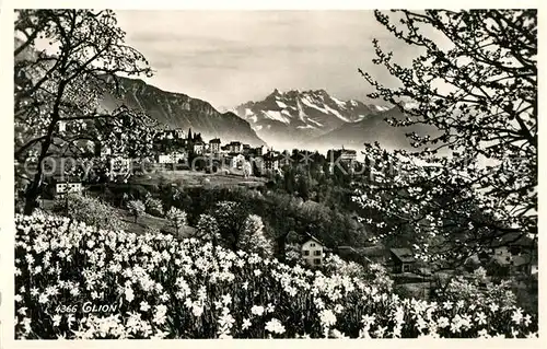 AK / Ansichtskarte Glion Panorama Glion