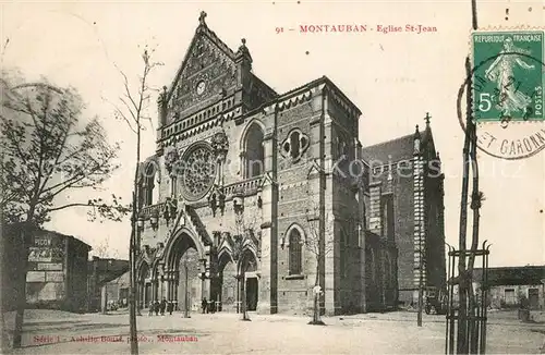 AK / Ansichtskarte Montauban_Tarn et Garonne Eglise St Jean 