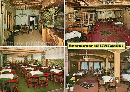 AK / Ansichtskarte Haltern_See Restaurant Helenenhoehe Gastraeume Haltern See