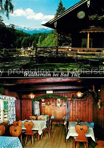 AK / Ansichtskarte Bad_Toelz Waldherralm Gaststube Bad_Toelz