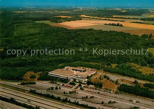 AK / Ansichtskarte Wildeshausen BAB Raststaette Fliegeraufnahme Wildeshausen