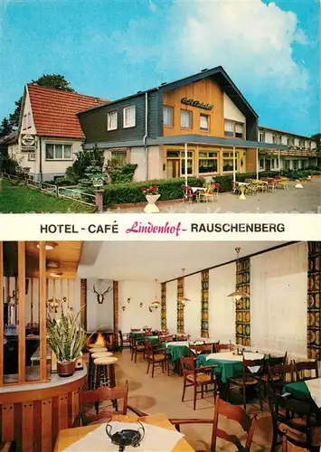 AK / Ansichtskarte Rauschenberg_Hessen Hotel Cafe Lindenhof Restaurant Rauschenberg Hessen