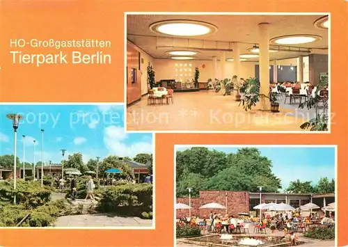 AK / Ansichtskarte Berlin Grossgastst?tten Tierpark Berlin  Berlin