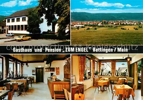 AK / Ansichtskarte Bettingen_Wertheim Gasthaus Pension Zum Engel Bettingen Wertheim