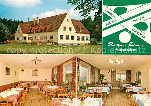 AK / Ansichtskarte Dasing Rasthaus Hotel Dasing Dasing