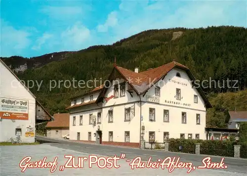 AK / Ansichtskarte Au_Aflenz Gasthof Zur Post Au_Aflenz