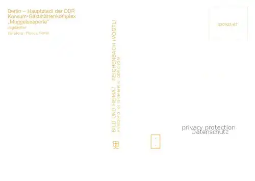 AK / Ansichtskarte Berlin Konsum Gastst?ttenkomplex M?ggelseeperle Berlin