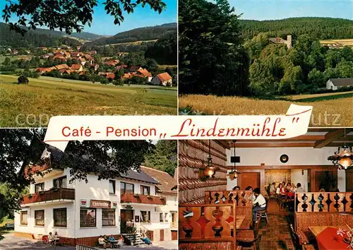 AK / Ansichtskarte Wallenstein Cafe Pension Lindenm?hle  Wallenstein