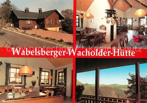 AK / Ansichtskarte Langscheid_Eifel Wabelsberger Wacholderh?tte  Langscheid Eifel