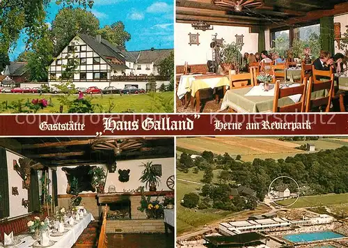 AK / Ansichtskarte Herne_Westfalen Gastst?tte Haus Galland  Herne_Westfalen