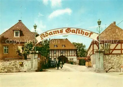 AK / Ansichtskarte Moritzburg_Sachsen Adams Gasthof  Moritzburg Sachsen