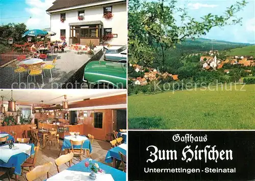 AK / Ansichtskarte uehlingen Birkendorf Gasthaus Zum Hirschen Terrasse Panorama uehlingen Birkendorf