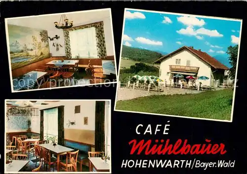 AK / Ansichtskarte Hohenwarth_Koetzting Cafe Muehlbauer Gaststube Hohenwarth Koetzting