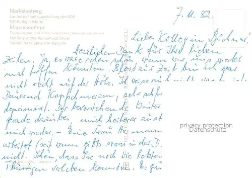 AK / Ansichtskarte Markkleeberg Landwirtschaftsausstellung der DDR Markkleeberg