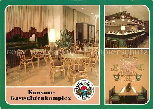 AK / Ansichtskarte Berlin Konsum Gaststaette Mueggelseeperle Eiscafe Grillbar Berlin