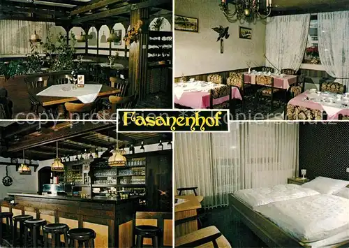 AK / Ansichtskarte Datterode Gaststaette Pension Fasanenhof Bar Zimmer Datterode