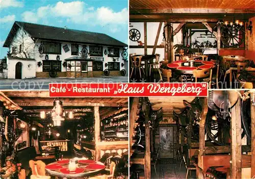 AK / Ansichtskarte Breckerfeld Cafe Restaurant Haus Wengeberg Gaststube Bar Breckerfeld