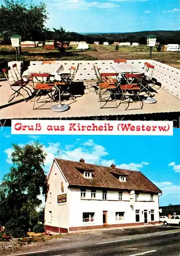 AK / Ansichtskarte Kircheib Rasthaus Zum Uwe Terrasse Kircheib