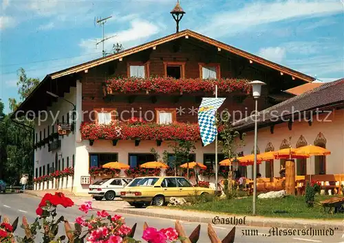 AK / Ansichtskarte Rottau_Chiemgau Gasthof zum Messerschmied Rottau Chiemgau