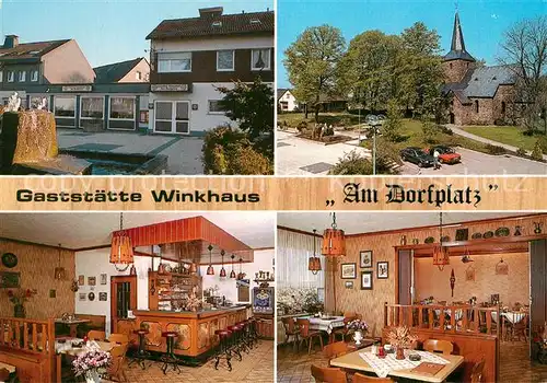 AK / Ansichtskarte Wiblingwerde Gaststaette Winkhaus Am Dorfplatz Gaststube Bar Wiblingwerde