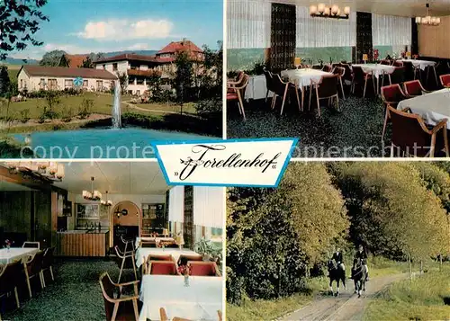 AK / Ansichtskarte Doerentrup Pension Cafe Forellenhof und Gaestehaus Doerentrup