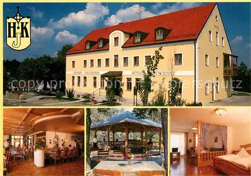 AK / Ansichtskarte Neuburg_Inn Hotel Gasthof Kreuzhuber Gastraeume Zimmer Neuburg Inn