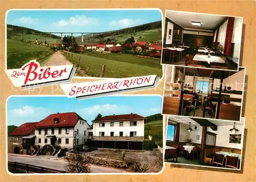 AK / Ansichtskarte Speicherz Gasthof zum Biber Gastraeuem Bruecke Speicherz