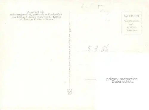 AK / Ansichtskarte Bad_Woerishofen Zum Mostkruegle Bad_Woerishofen