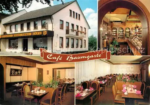 AK / Ansichtskarte Bad_Essen Cafe Baumgartner Gastraeume Theke Bad_Essen