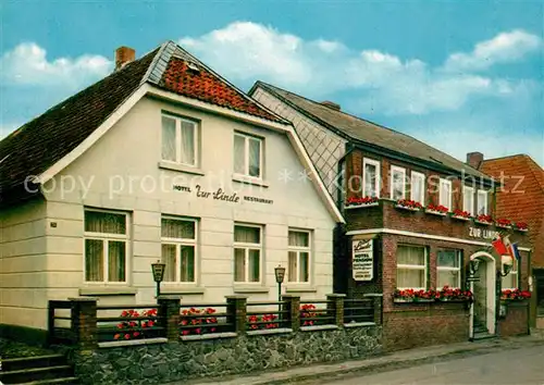 AK / Ansichtskarte Hitzacker_Elbe Hotel Restaurant Zur Linde Hitzacker Elbe