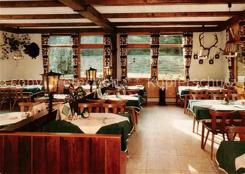 AK / Ansichtskarte Hausen_Wuerzburg Autobahn Raststaette Riedner Wald Gaststube Hausen Wuerzburg