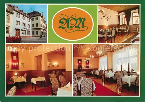 AK / Ansichtskarte Bernburg_Saale HO Gaststaette Alter Markt Jagdzimmer Gastraeume Bernburg_Saale