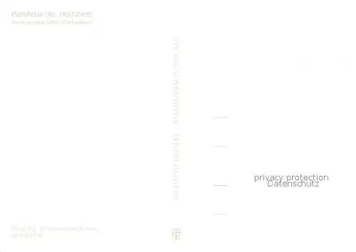 AK / Ansichtskarte Pansfelde HOG Gartenhaus Ausflugsgaststaette Pansfelde